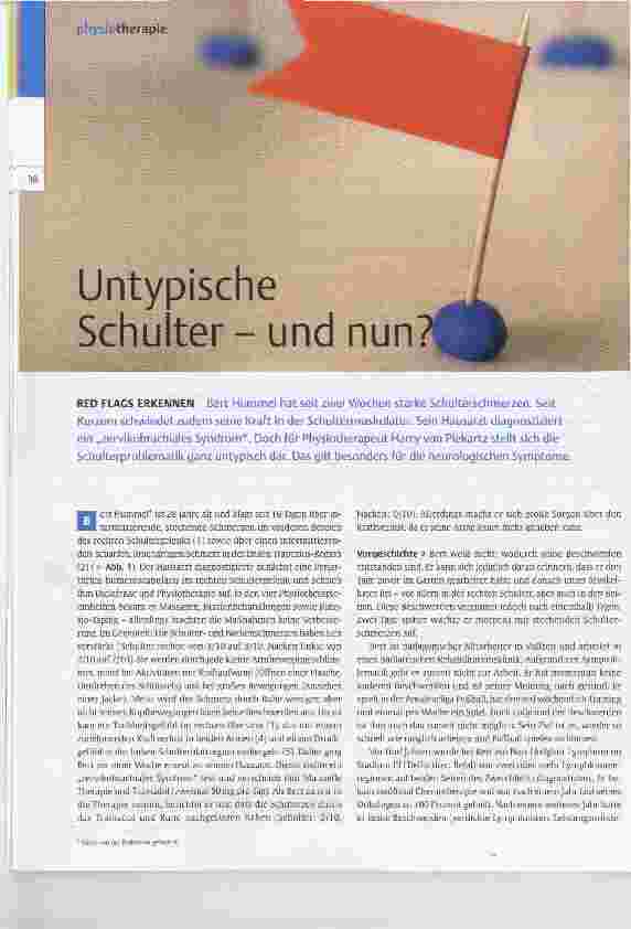 Vorschauseite 1: Untypische Schulterund nun?