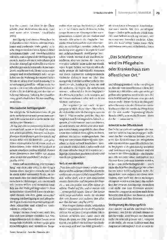 Vorschauseite 2: Drei Mahlzeiten, das Bett, dann und wann eine Stimme