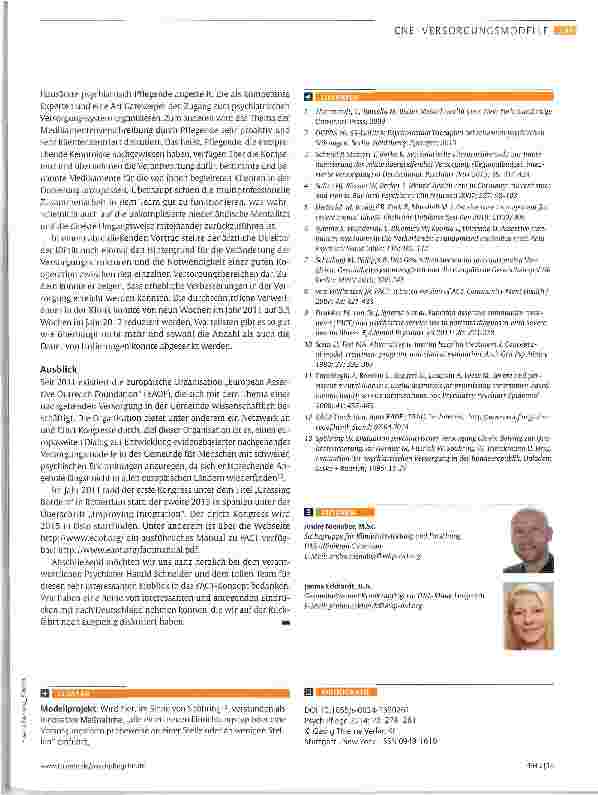 Vorschauseite 4: Flexible psychiatrische Versorgung in Holland