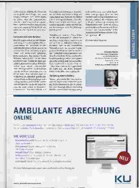 Vorschauseite 3: Qualität in der Reha: Spannungsfeld zwischen evidenzbasierten Ergebnissen und reinem Marketing?