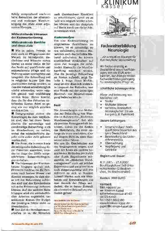 Vorschauseite 4: Modernes Wundmanagement