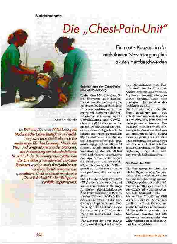 Vorschauseite 1: Die Chest-Pain-Unit