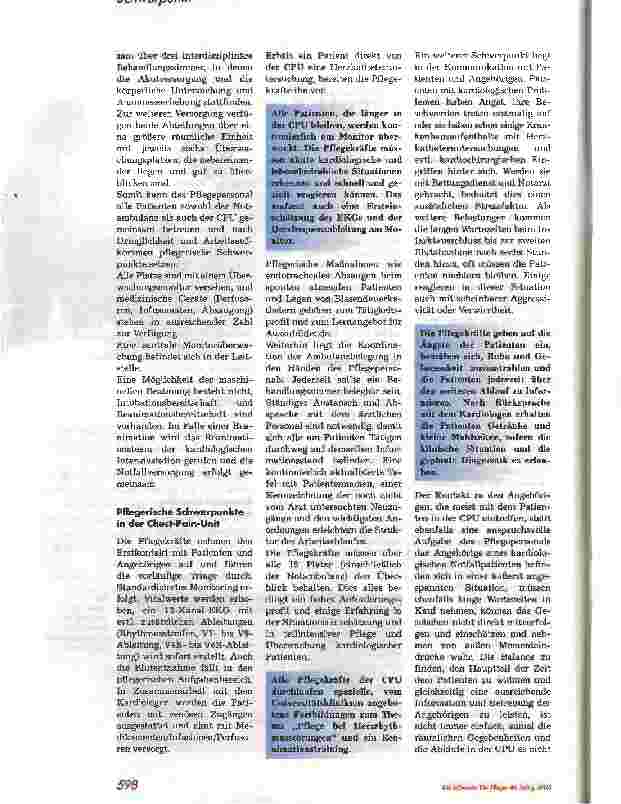 Vorschauseite 3: Die Chest-Pain-Unit