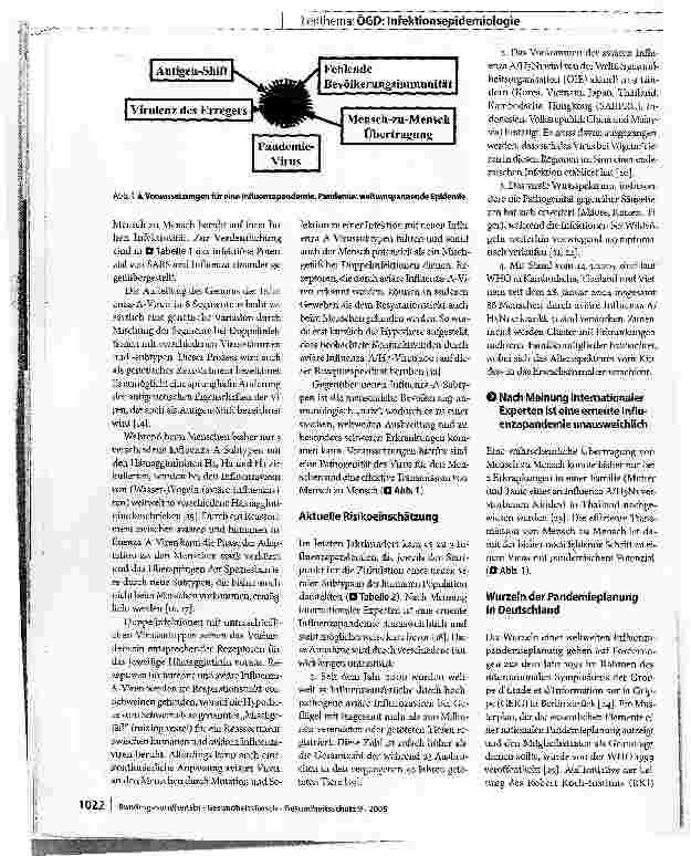 Vorschauseite 3: Prinzipien und Aspekte der Seuchenalarmplanung am Beispiel der Influenzapandemieplanung