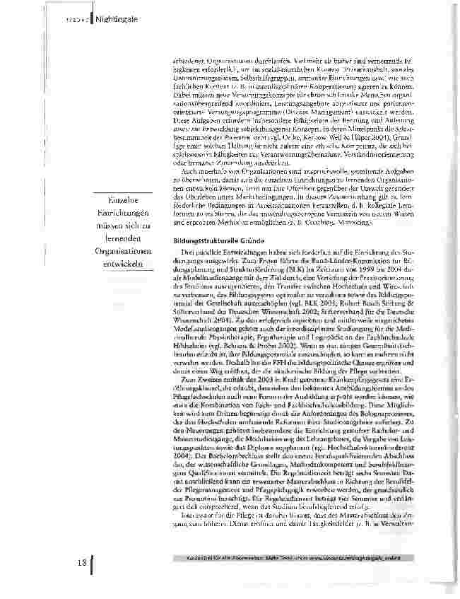 Vorschauseite 5: Im Doppelpack. Das additive Modell: der Bachelor-Studiengang Pflege an der Evangelischen Fachhochschule Hannover