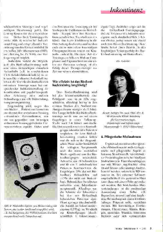Vorschauseite 3: Stuhlinkontinenz - kann geholfen werden? Therapie aus internistischer Sicht