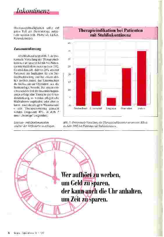 Vorschauseite 4: Stuhlinkontinenz - kann geholfen werden? Therapie aus internistischer Sicht