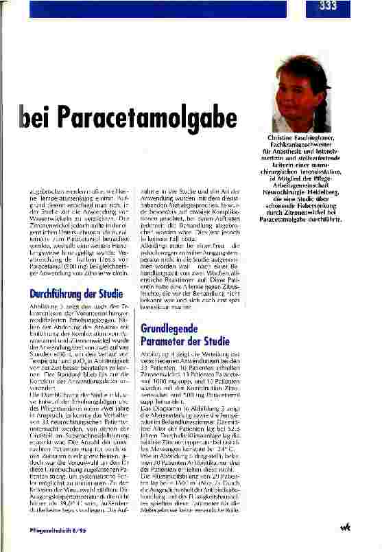 Vorschauseite 2: Schonende Fiebersenkung durch Zitronenwickel bei Paracetamolgabe Verminderung von Antipyretika