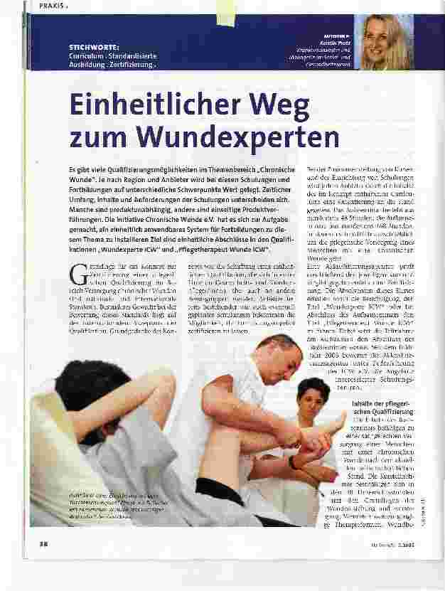 Vorschauseite 1: Einheitlicher Weg zum Wundexperten