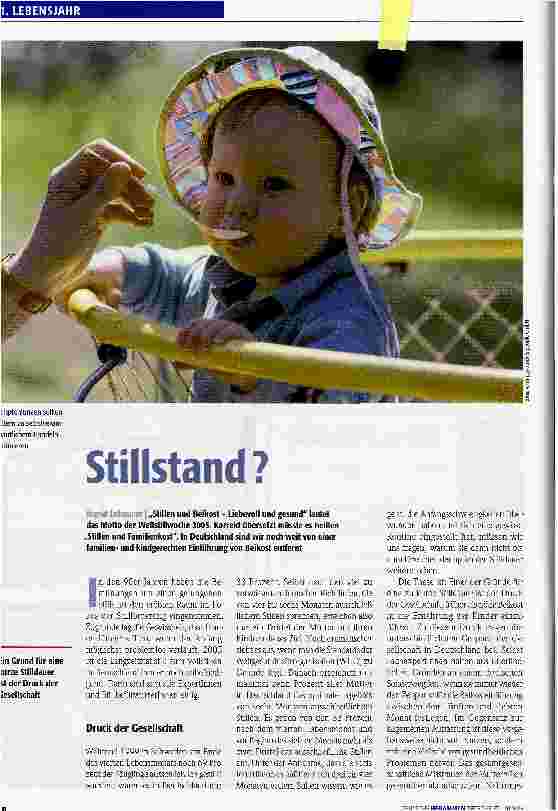 Vorschauseite 1: Stillstand?