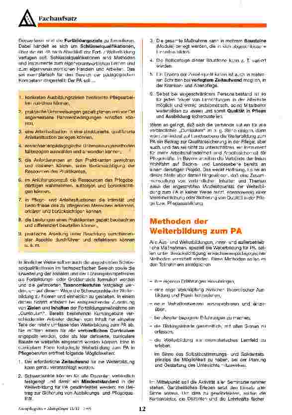 Vorschauseite 4: Qualitätssicherung in der Pflege - auf ein ehrliches Wort!