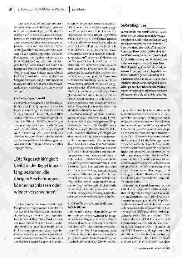Vorschauseite 2: Jede Menge Nickerchen