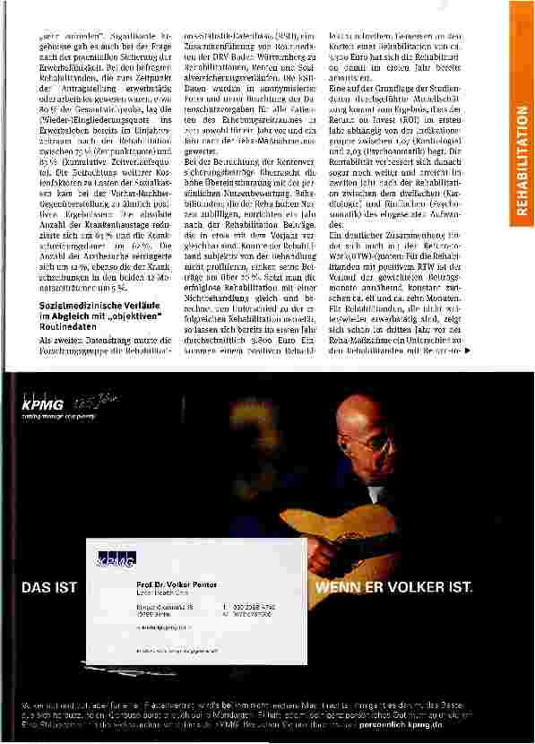 Vorschauseite 3: Reha-QM-Outcome-Studie