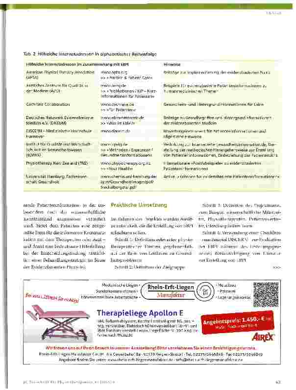 Vorschauseite 4: Patienten informieren - aber wie?