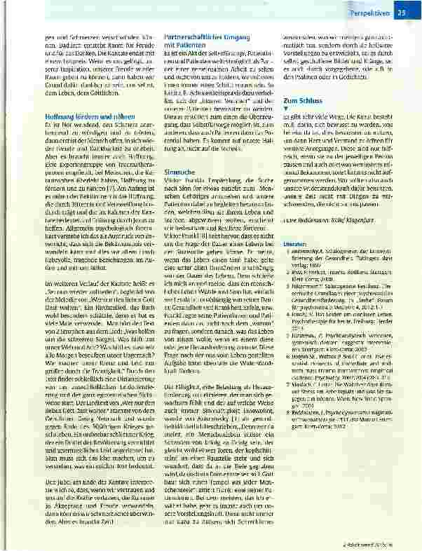Vorschauseite 6: »Resilienz« meint die Fähigkeit von Menschen schwierige Situationen gesund zu überstehen. Widerstandskraft, Belastungsfähigkeit und Flexibilität sind dafür wichtigste Voraussetzun…