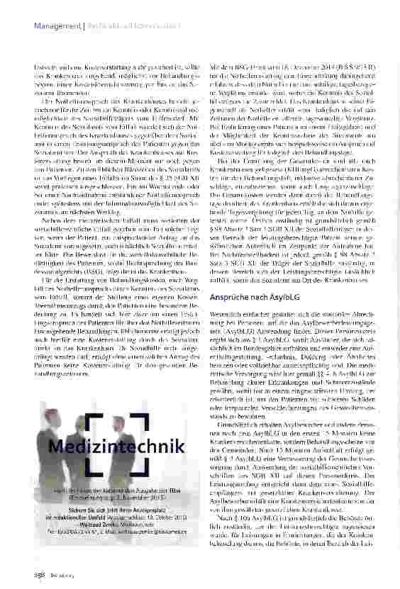 Vorschauseite 3: Behandlung ausländischer Patienten Vorsicht, Abrechnungsfallen!
