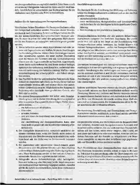 Vorschauseite 3: Leitlinien für den Umgang mit Zwangsmaßnahmen
