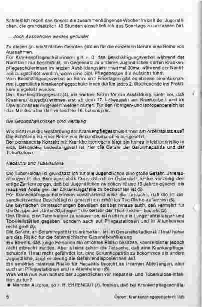 Vorschauseite 2: Gefährdung der Jugend am Arbeitsplatz - dargestellt am Beispiel der Krankenpflegeschülerinnen