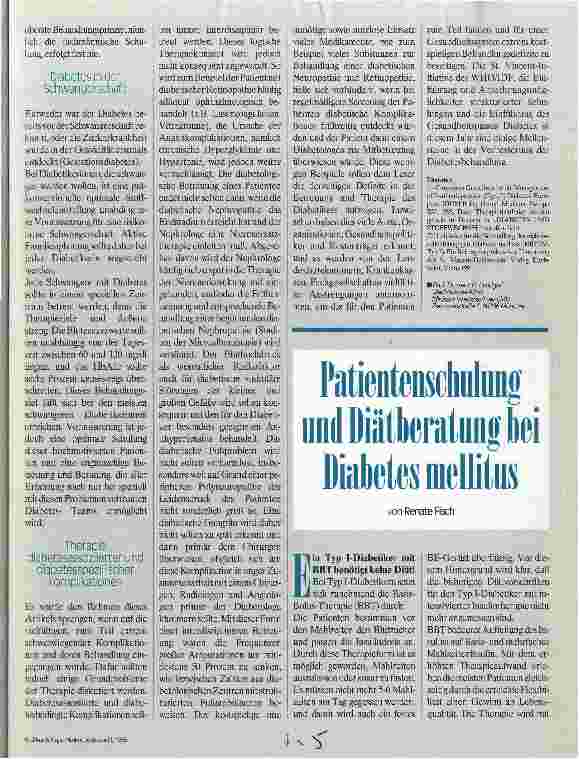 Vorschauseite 3: Therapiemöglichkeiten des Diabetes mellitus