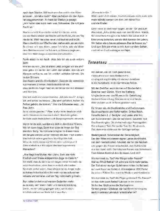 Vorschauseite 5: VerdichtungenBeobachtungen und Gedanken zum Sterben