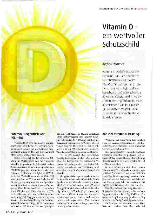 Vorschauseite 1: Vitamin Dein wertvoller Schutzschild