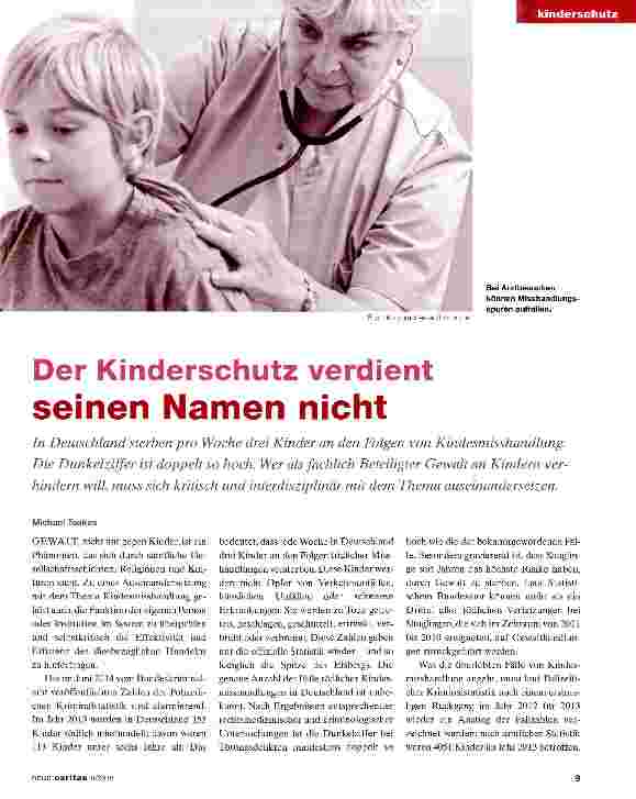 Vorschauseite 1: Der Kinderschutz verdient seinen Namen nicht