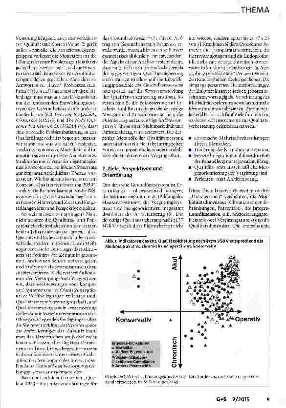 Vorschauseite 2: Qualitätsorientierung als zentrales Paradigma in der Gesundheitsversorgung