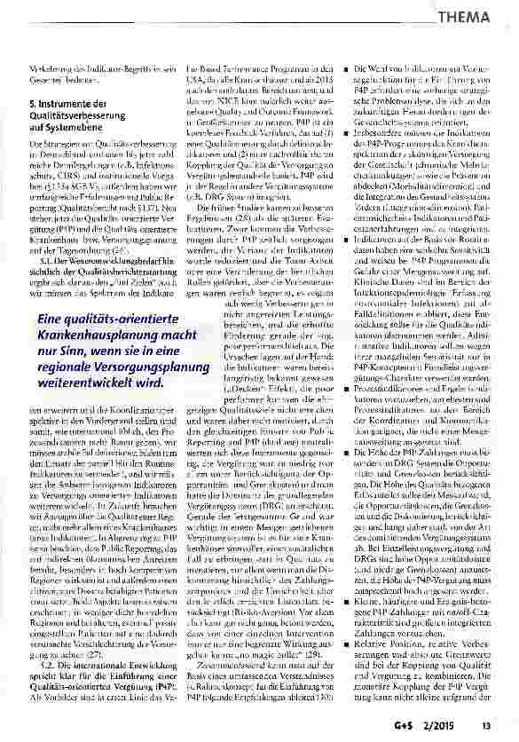Vorschauseite 6: Qualitätsorientierung als zentrales Paradigma in der Gesundheitsversorgung