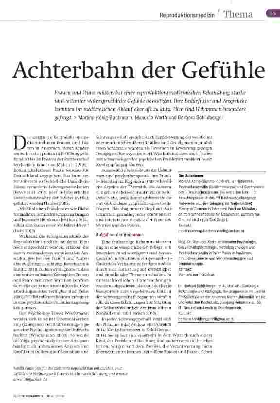 Vorschauseite 2: Achterbahn der Gefühle