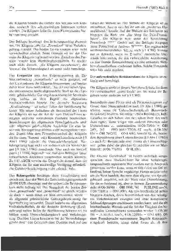 Vorschauseite 3: Zur Nutzung des Begriffs Powerfood