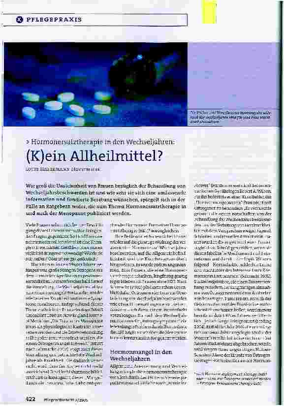 Vorschauseite 1: (K)ein Allheilmittel?