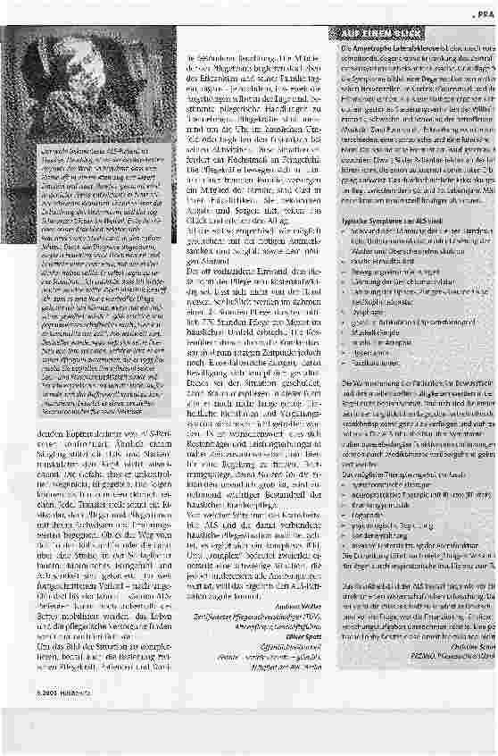 Vorschauseite 2: Pflege von Patienten mit ALS