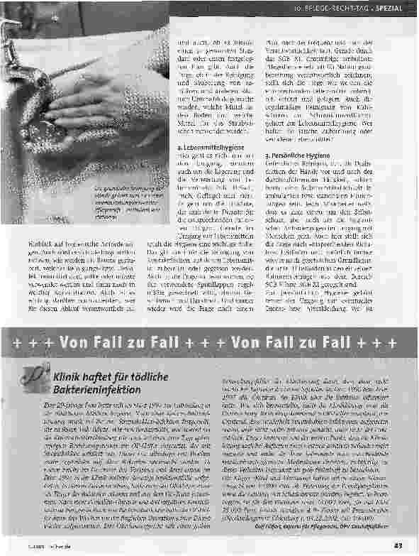 Vorschauseite 2: Hygiene in der ambulanten Pflege