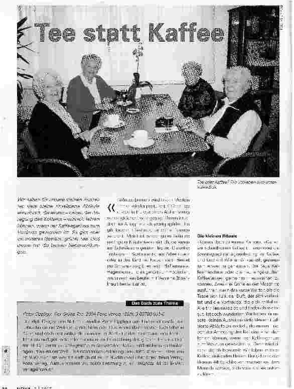 Vorschauseite 1: Tee statt Kaffee