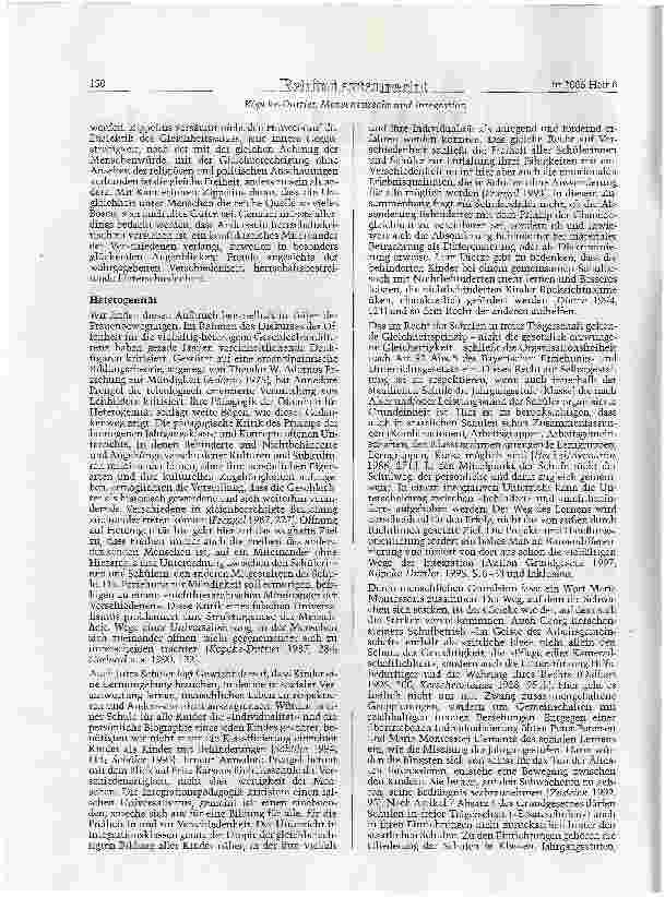 Vorschauseite 2: Menschenrecht und Integration
