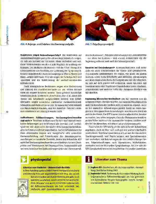 Vorschauseite 3: Reflexzonentherapie am Fuß Füße als Repräsentanten des Körpers