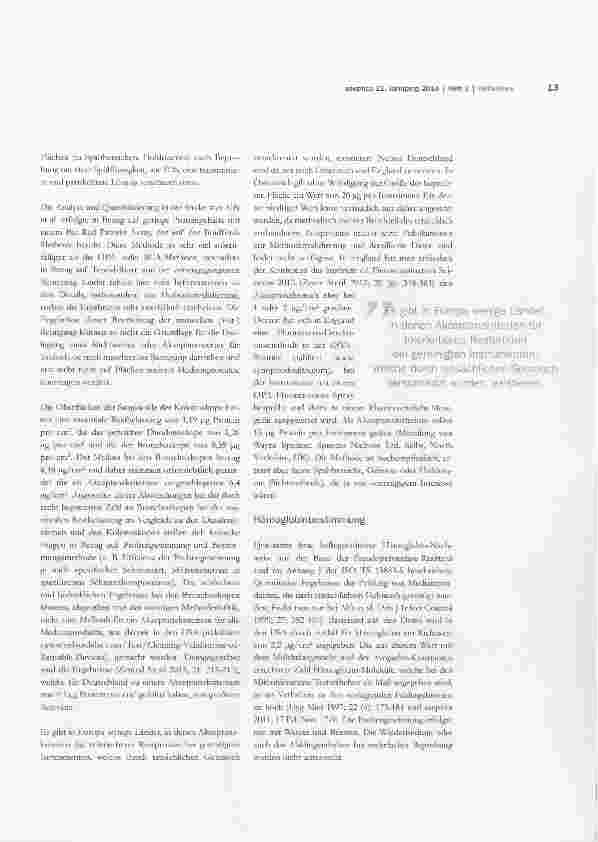 Vorschauseite 2: Diskussion der international unterschiedlichen Akzeptanzkriterien zur Bewertung der Reinigungswirkung