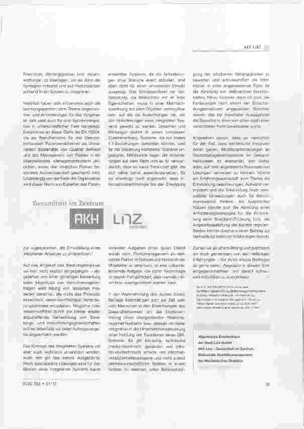 Vorschauseite 2: Integration eine Anforderung auch an Risikomanagementsysteme