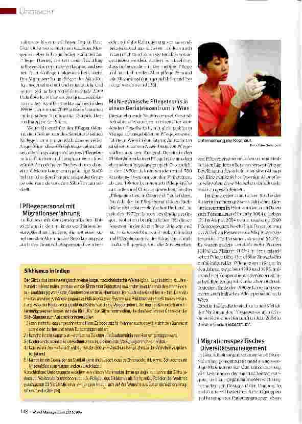 Vorschauseite 5: Migrationsspezifische Diversität und transkulturelle Kompetenz in der Pflege: Österreichische Perspektiven