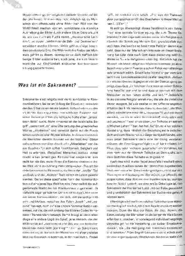 Vorschauseite 2: Sacramentum, Signum et instrumentum (LG 1)Vorschlag für einen Kriterienkatalog zur Kirchlichkeit