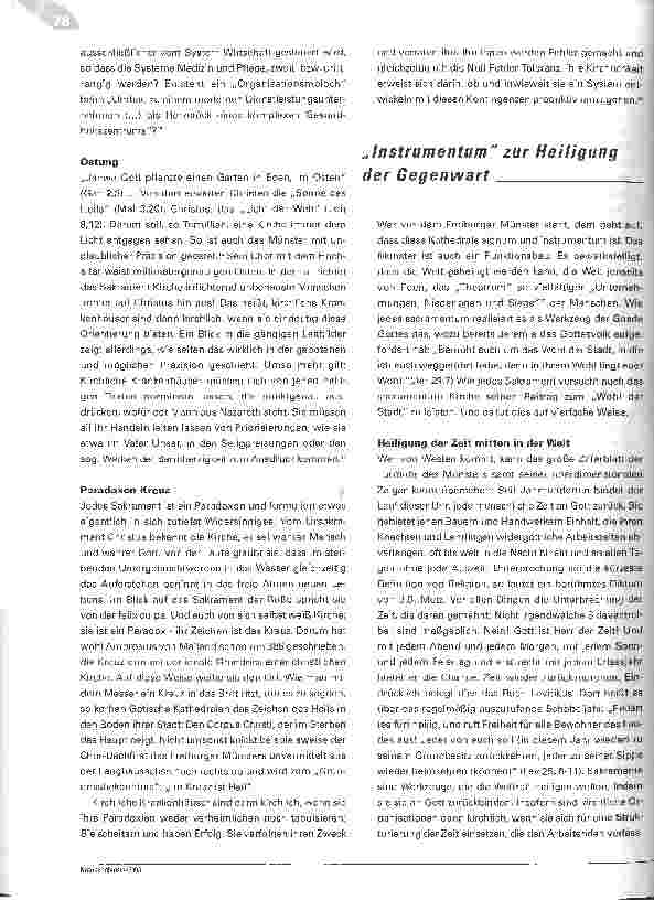 Vorschauseite 4: Sacramentum, Signum et instrumentum (LG 1)Vorschlag für einen Kriterienkatalog zur Kirchlichkeit