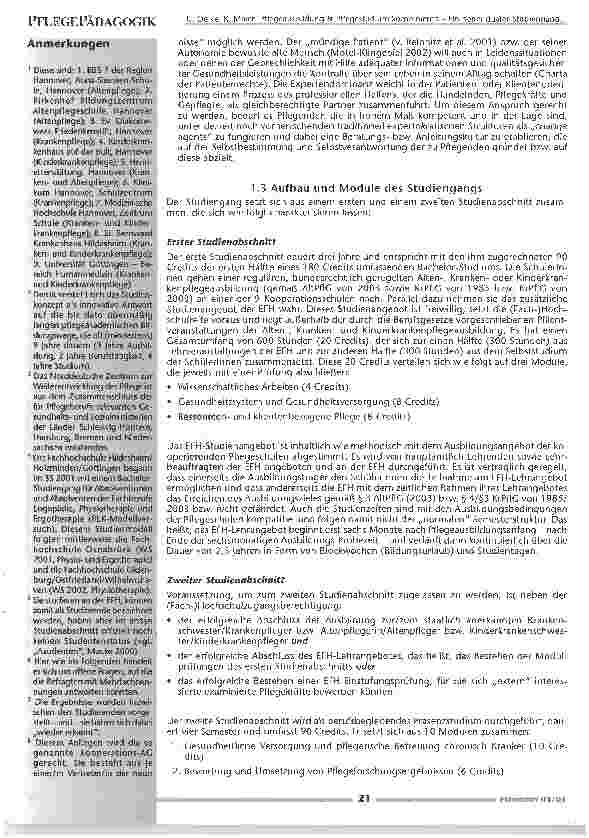 Vorschauseite 3: Pflegeausbildung & Pflege Studium kombinierenEin neuer dualer Studiengang mit dem Abschluss Bachelor of Arts (Nursing)