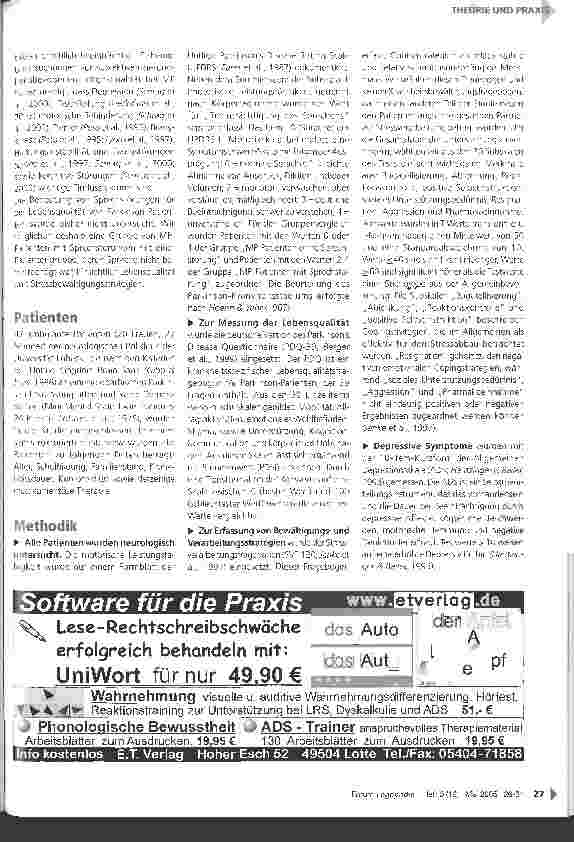 Vorschauseite 2: Einfluss von Sprechstörungen auf Lebensqualität und Bewältigungsstrategien von Parkinson-Patienten