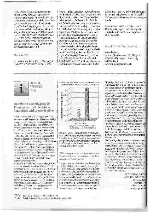 Vorschauseite 2: Arbeitsorganisation in der Hygiene. Frühjahrsputz im Büro