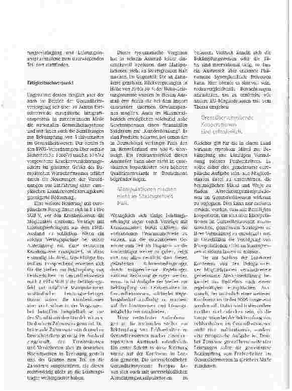 Vorschauseite 2: Abrechnungsmanipulationen im Gesundheitswesen -ein europäisches Thema