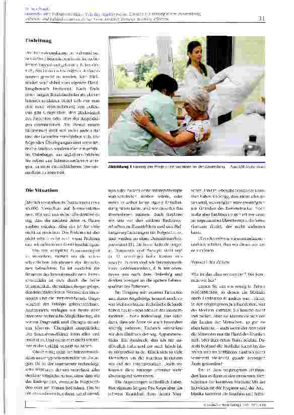Vorschauseite 2: Intensivund Palliativmedizin: Von der akademischen Distanz zur fürsorglichen Zuwendung