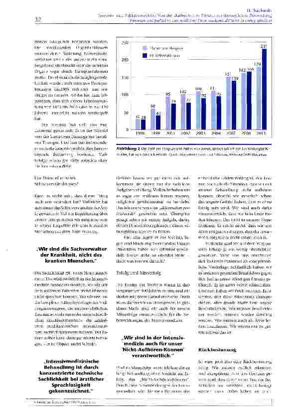 Vorschauseite 3: Intensivund Palliativmedizin: Von der akademischen Distanz zur fürsorglichen Zuwendung