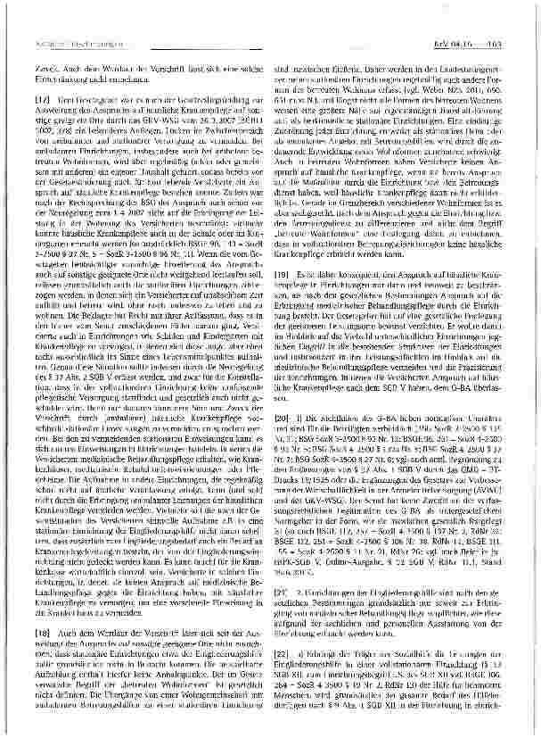 Vorschauseite 4: Aktuelle EntscheidungenKrankenversicherungsrecht