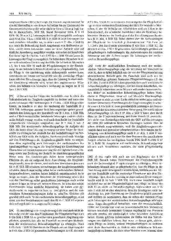 Vorschauseite 5: Aktuelle EntscheidungenKrankenversicherungsrecht