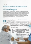 Vorschauseite 1: Infektionskrankheiten lassen sich vorbeugen.